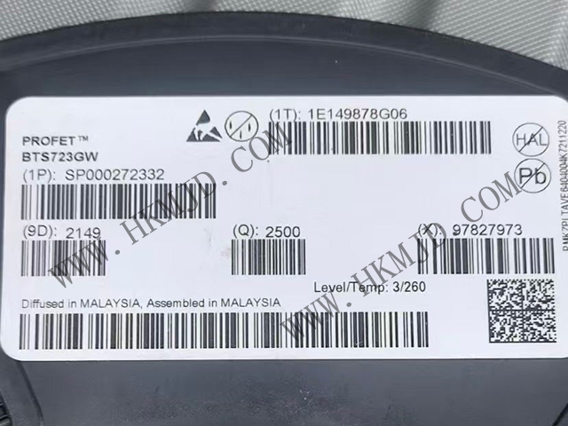 明佳達(dá)電子供應(yīng) Infineon BTS723GW 汽車智能高側(cè)開關(guān)，助力汽車電子系統(tǒng)升級(jí)